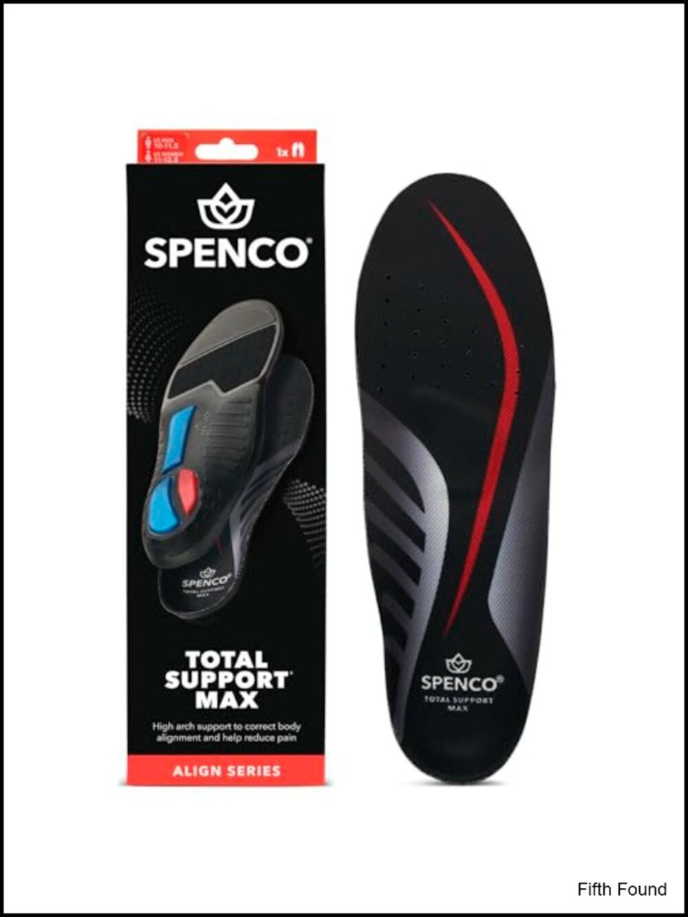 Spenco Total Support Max Insoles Orthotic Arch Support Shoe Inserts